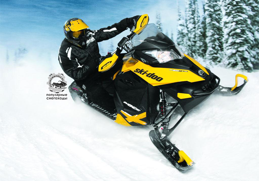 Фото лучшего высокомощного снегохода Ski-Doo MXZ X 800 2013
