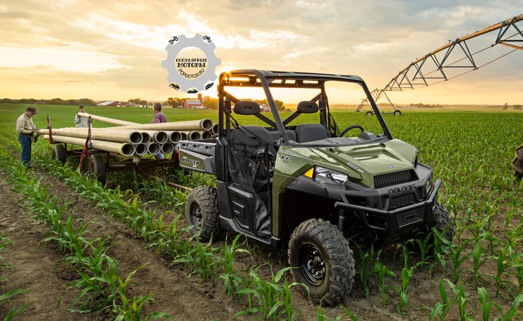 Фото модельного ряда ATV и UTV Polaris 2013 года — Polaris Ranger XP 900 2013 на ферме