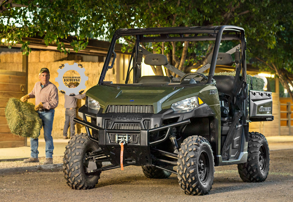 Фото модельного ряда ATV и UTV Polaris 2013 года — Polaris Ranger XP 900 2013 погрузка
