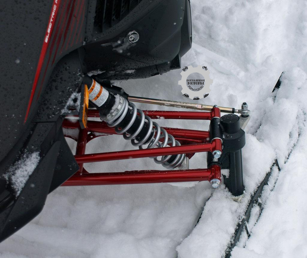 Фото снегохода Yamaha RS Vector 2015 —  алюминиевые газовые амортизаторы высокого давления