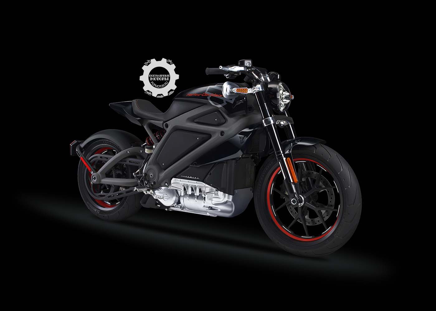 Фото электрического мотоцикла Harley-Davidson — вид справа сбоку 2