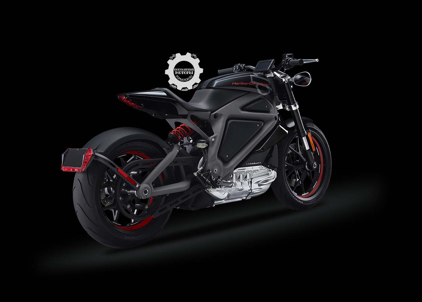 Фото электрического мотоцикла Harley-Davidson — вид справа сбоку