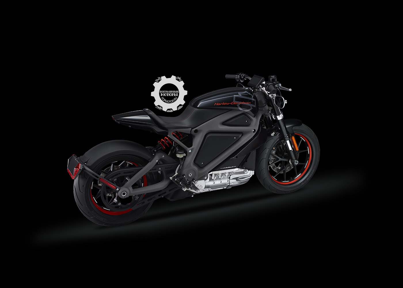 Фото электрического мотоцикла Harley-Davidson — вид справа