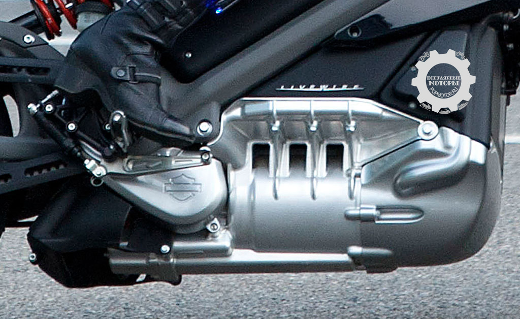 Фото электрического мотоцикла Harley-Davidson — двигатель