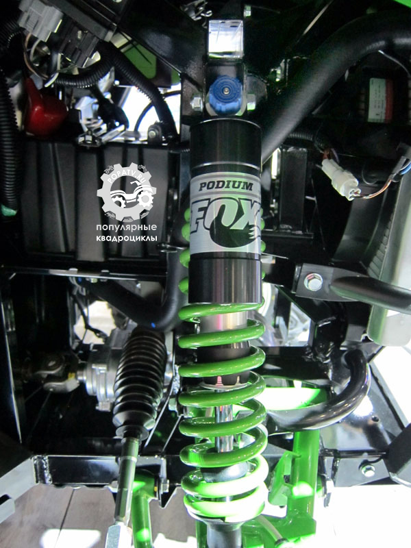 Фото первых впечатлении от мотовездехода Kawasaki Teryx 2014 — амортизаторы Fox
