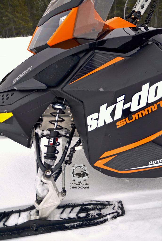 Лыжи Pilot DS-2 обеспечивает XP Summit Sport лучшую управляемость в сравнении с предыдущими моделями.