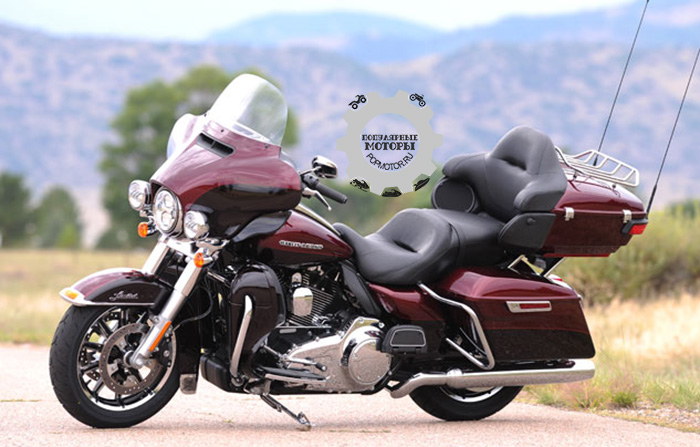 Фото туристических мотоциклов Harley-Davidson 2014 года — конструкция TourPak была переработана