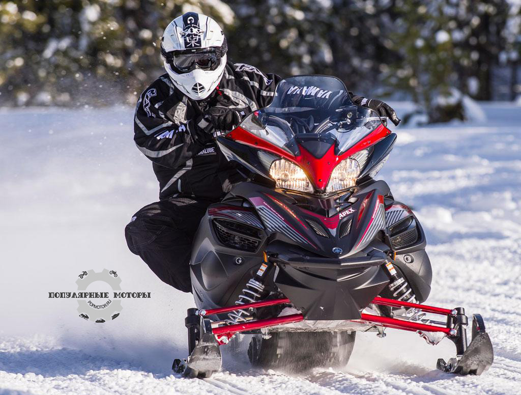 Фото анонса модельного ряда снегоходов Yamaha 2015 года — Yamaha Apex 2015