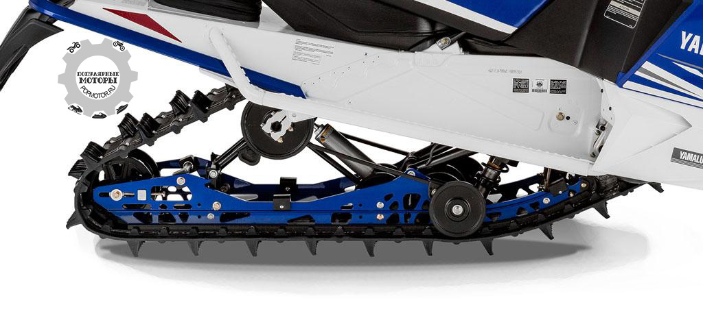 Фото снегохода Yamaha SR Viper RTX LE 2015 задняя гоночная подвеска