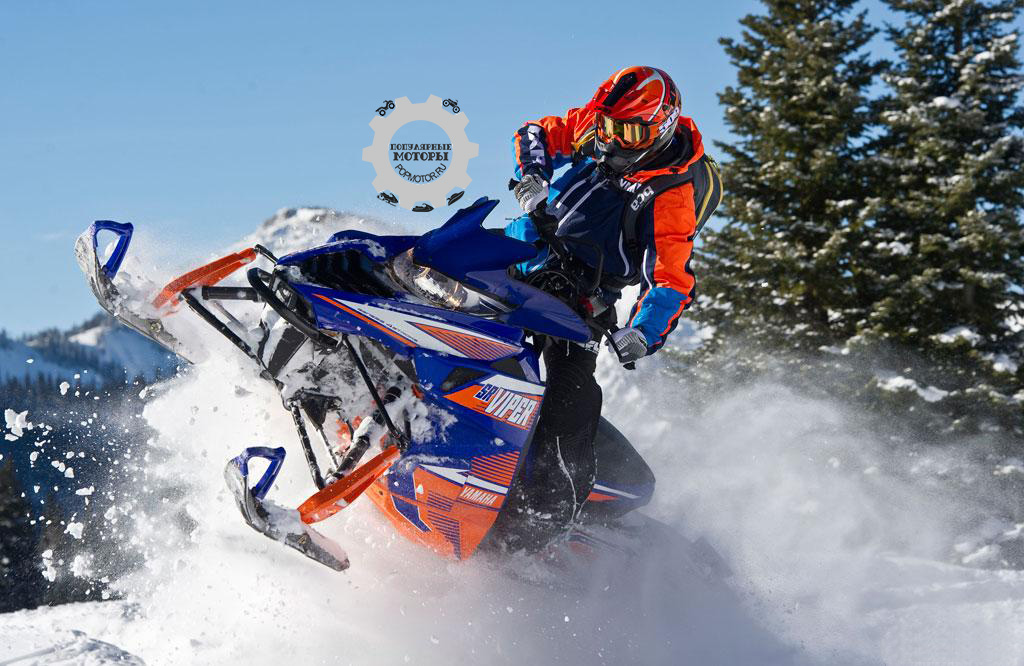 Фото снегохода Yamaha RS Viper M-TX Turbo 2015 катание в горах