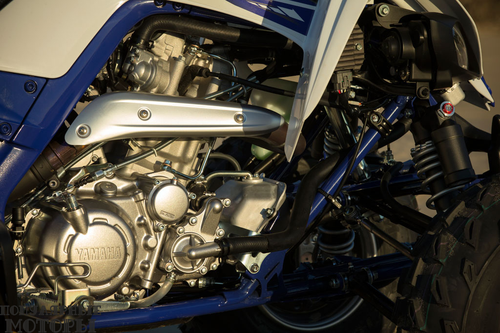 В 2015 модельном году Yamaha удалось получить примерно на 10% больше мощности от 686-кубового одноцилиндрового двигателя.