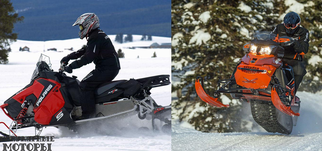 Сравнение Ski-Doo Renegade X 800 2015 и Polaris 800 Switchback Pro-S 2015