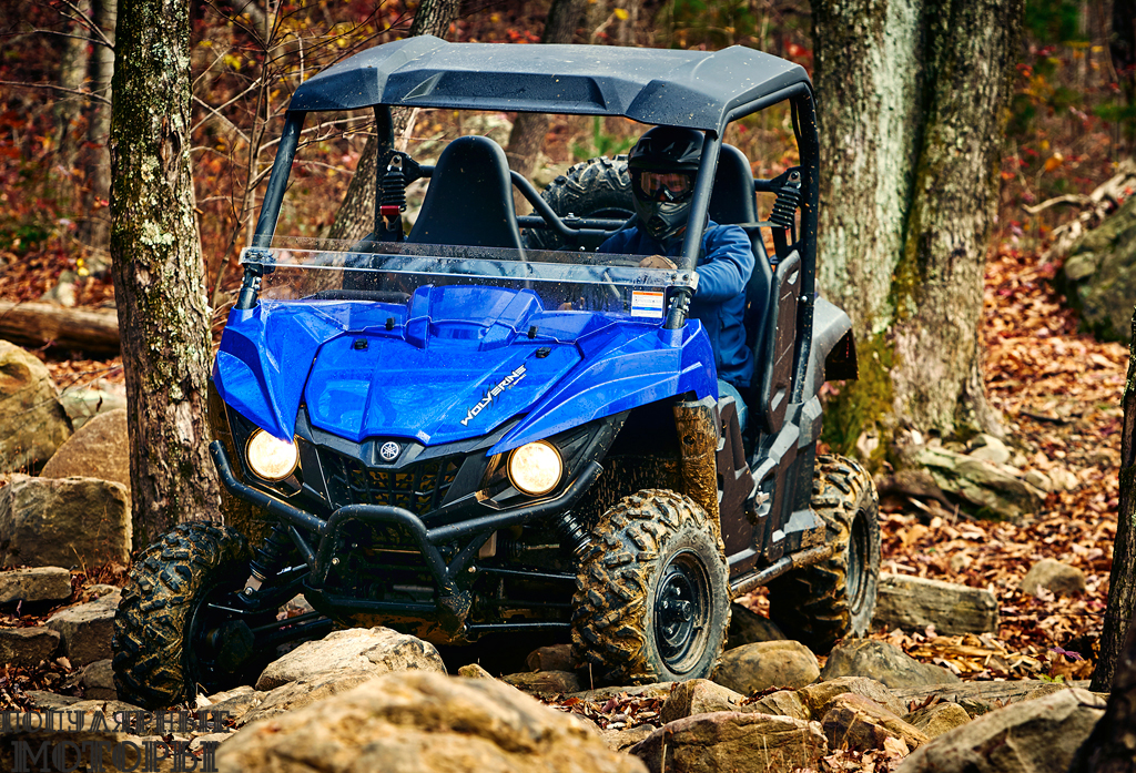 Фото Yamaha Wolverine R-Spec 2015 — в таких ситуациях отлично отрабатывает кенгурятник